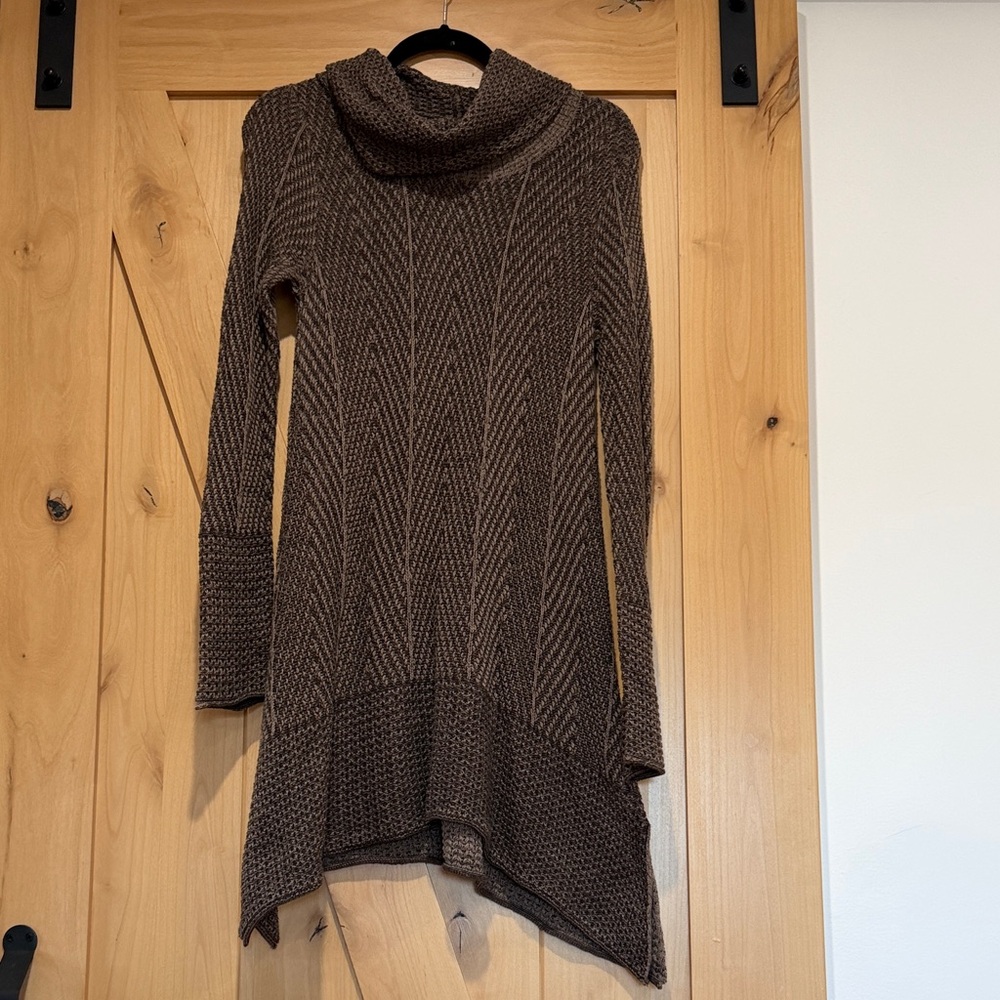 Brown Knit Women's Sweater